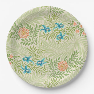 Larkspur Pattern (by William Morris) Paper Plates