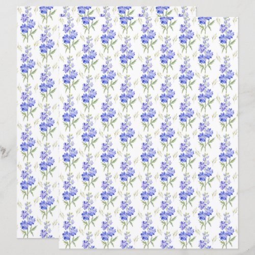 Larkspur Scrapbook Paper