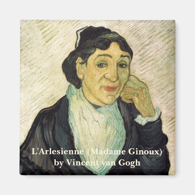 L'Arlesienne (Madame Ginoux) by Vincent van Gogh Magnet (Front)