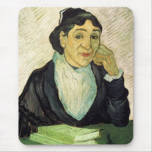 L'Arlesienne (Madame Ginoux) by Vincent van Gogh Mouse Pad
