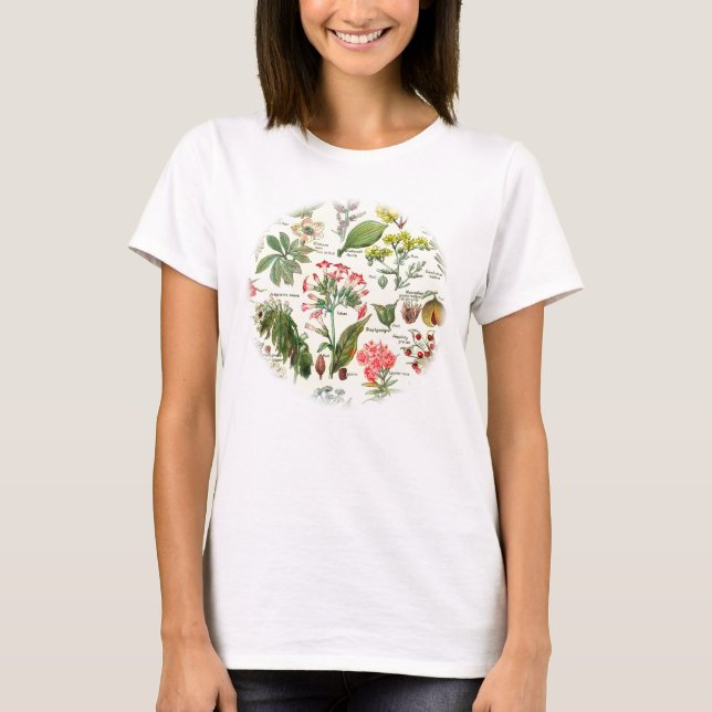 Larousse Botanical Illustrations T-Shirt (Front)