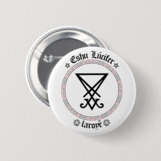 laroyê Eshu Lúcifer Button