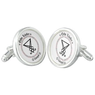 laroyê Eshu Lúcifer Cufflinks