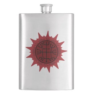 Laroyê Exu Caveira Flask