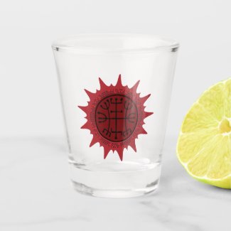 Laroyê Exu Caveira Shot Glass