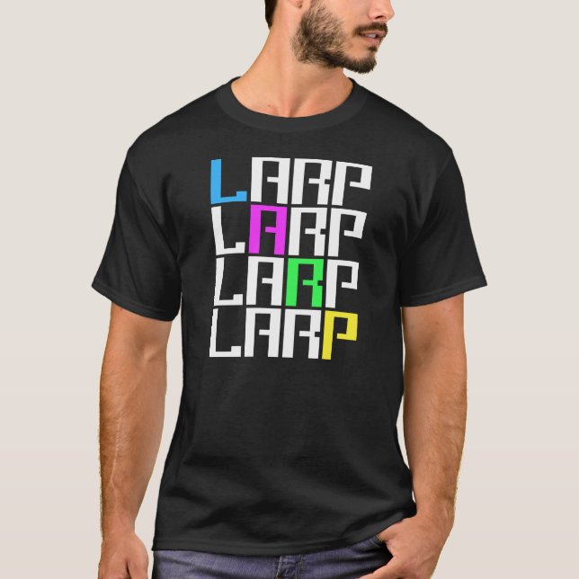 LARP - Live Action Role Play - Linkrot Nerd Gear T-Shirt (Front)