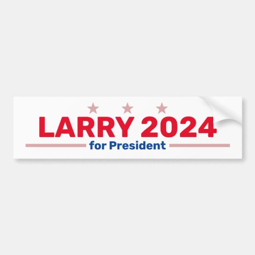 Larry 2024 bumper sticker
