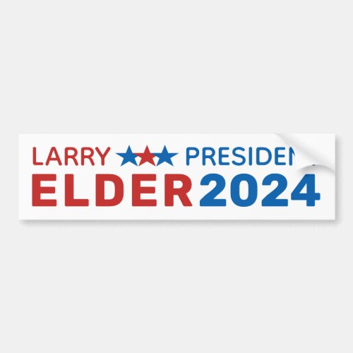 Larry Elder for President 2024 Bumper Sticker