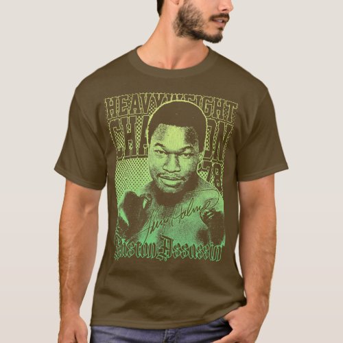 Larry Holmes Distressed Gradient 3 T_Shirt