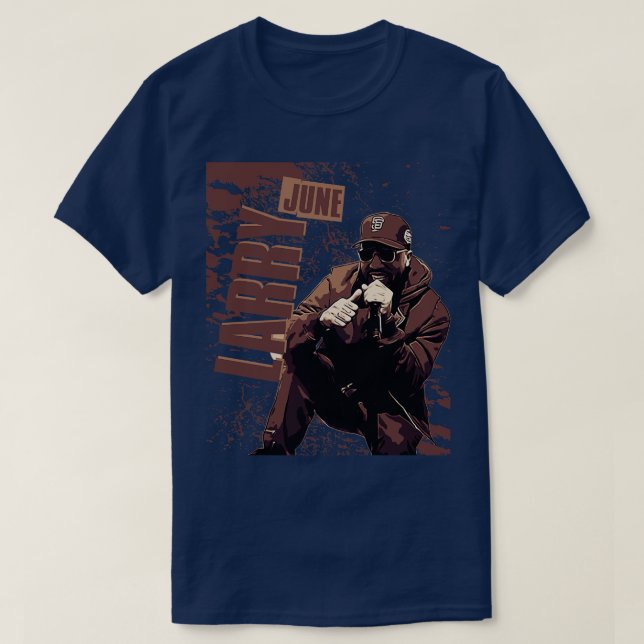 Larry June Hip hop T-Shirt (Design Front)