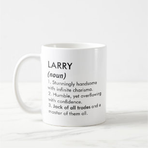 Larry name, Editable name, Custom name Coffee Mug