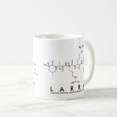 Larry peptide name mug (Front Right)