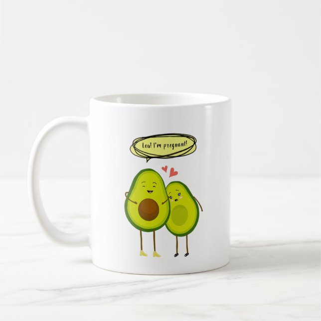 Larry Stylinson Avocado Graphic Coffee Mug (Left)