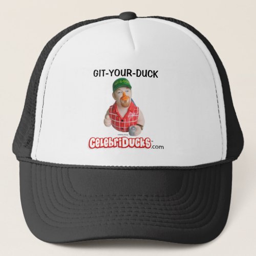 Larry the Cable Guy GIT_YOUR_DUCK Trucker Hat