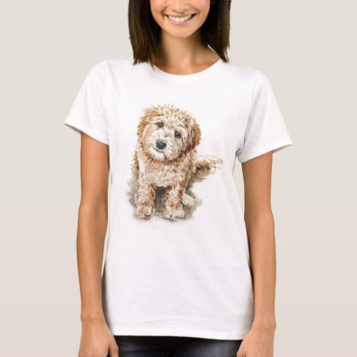 Larry the Labradoodle puppy T_Shirt