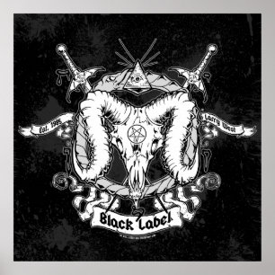 Larry West's Black Label Poster