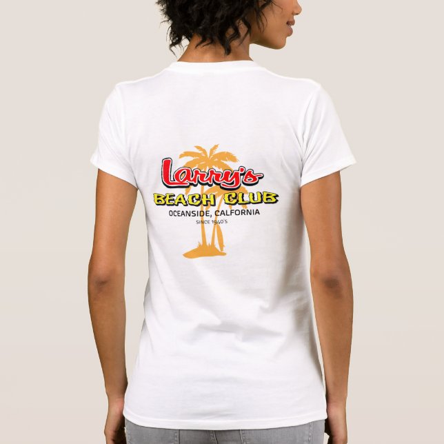 Larry's Beach Club Classic Women's T-Shirt (Back)