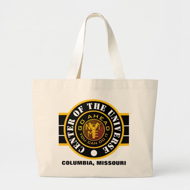 LARRYSTOTES GOAHEAD JUMBO LARGE TOTE BAG (Front)