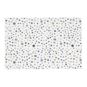 Lars Confetti Watercolor Dots Paper Placemats