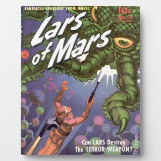 Lars of Mars and the Bug-eyed Tentacle Monster Plaque