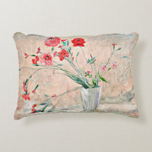 Larsson - Carnations and Poppies Accent Pillow