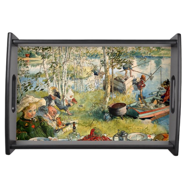 Larsson - Crayfishing - Serving Tray (Front)