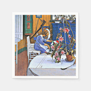 Larsson: Interior with a Cactus Napkins