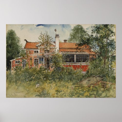 Larsson _ The Cottage From A Home Poster