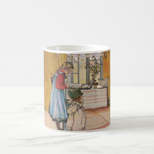 Larsson: The Kitchen, Art Coffee Mug (Center)