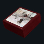 Larsson: The Yard and Wash-House artwork Keepsake Box<br><div class="desc">Larsson: The Yard and Wash-House artwork jewelry box.  Art Nouveau painting by Carl Larsson,  1895. MY ORIGINAL ARTWORK at zazzle.com/virginia5050,  INTERNATIONAL GIFTS at zazzle.com/InternationalGifts,  Birthday Gift Store at zazzle.com/BirthdayGiftStore,  Florida Gift Store at zazzle.com/FloridaGiftStore,  and Retirement Gift Store at www.zazzle.com/RetirementGiftStore</div>