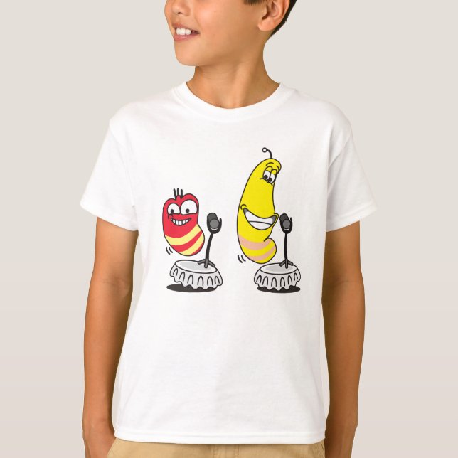 larva - sing T-Shirt (Front)