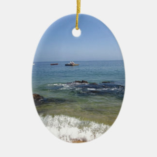 Las Caletas beach at Puerto Vallarta, Mexico Ceramic Ornament