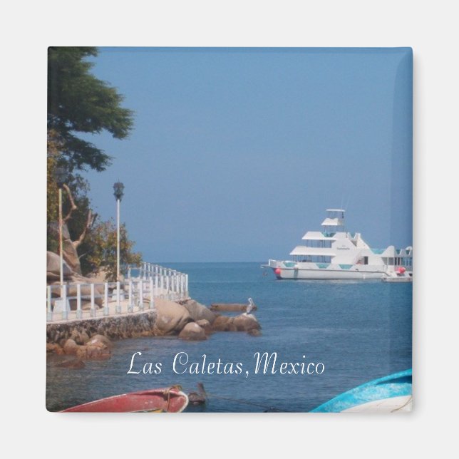 Las Caletas,Mexico magnet (Front)
