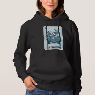 Las Chivas Locas Mexican Slang Lottery Bingo Cards Hoodie