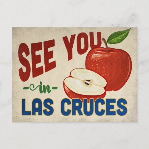 Las Cruces New Mexico Apple _ Vintage Travel Postcard