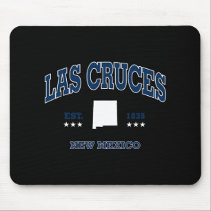 Las Cruces New Mexico Nm Throwback Navy Vintage At Mouse Pad