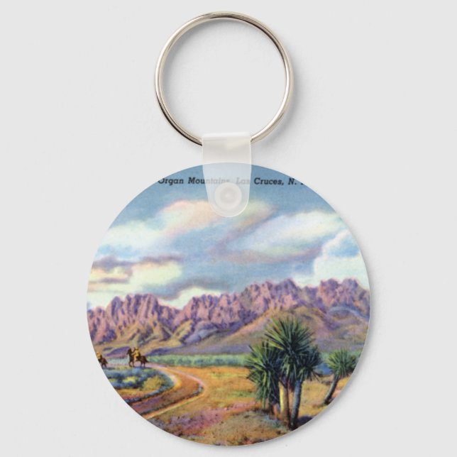 Las Cruces New Mexico Organ Mountains Keychain (Front)