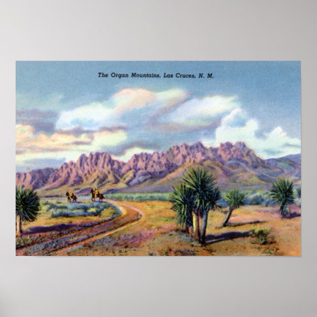 Las Cruces New Mexico Organ Mountains Poster (Front)
