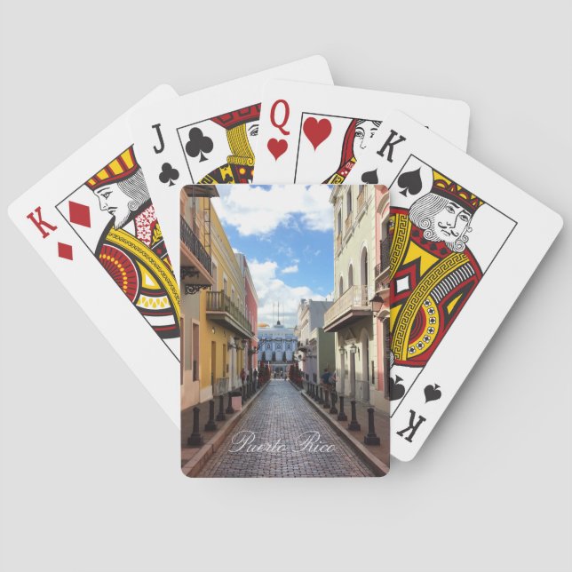 Las Fortaleza - Old San Juan, Puerto Rico Poker Cards (Back)