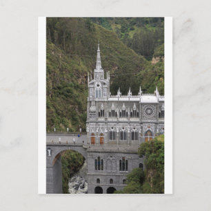 Las Lajas sanctuary basilica church Colombia Postcard