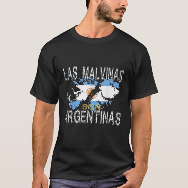 Las Malvinas Son Argentinas Islas Malvinas T-Shirt (Front)