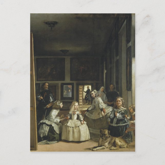 Las Meninas by Diego Velazquez Postcard (Front)