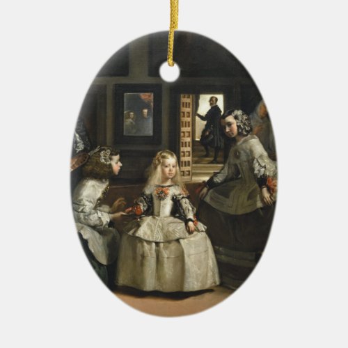 Las Meninas Diego Velzquez Fine Art Ceramic Ornament