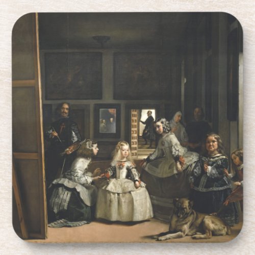 Las Meninas Diego Velzquez Fine Art Drink Coaster