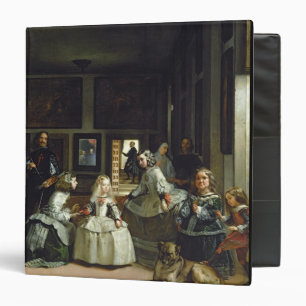 Las Meninas or The Family of Philip IV, c.1656 3 Ring Binder