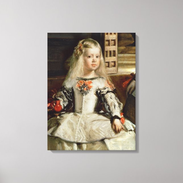 Las Meninas or The Family of Philip IV, c.1656 Canvas Print (Front)