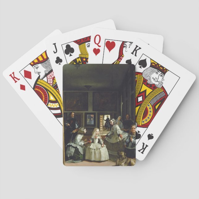 Las Meninas or The Family of Philip IV, c.1656 Poker Cards (Back)