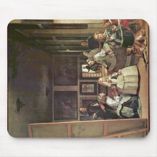 Las Meninas (Self Portrait With The Royal Family) Mouse Pad (Front)