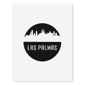 Las Palmas | cities of Spain Temporary Tattoos