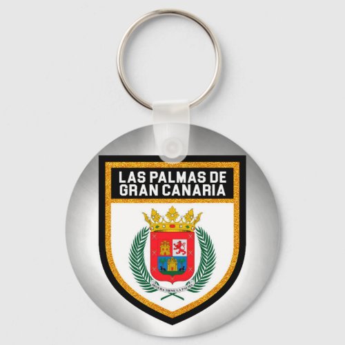 Las Palmas de Gran Canaria Flag Keychain